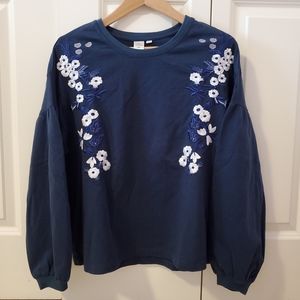 Anthropologie Balloon Sleeve Floral Top 4